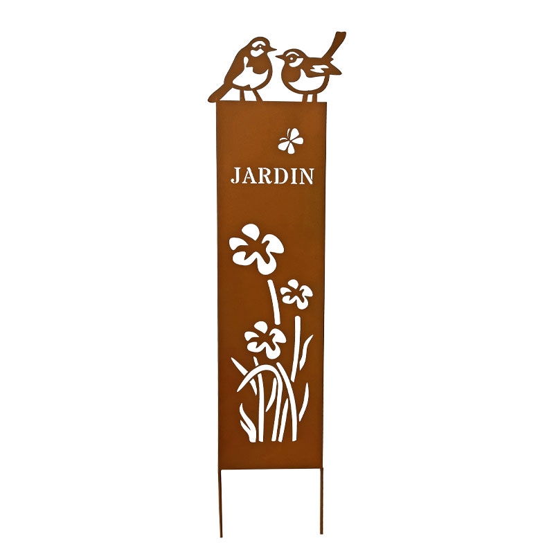 Treillage jardin fleuri 30x120cm