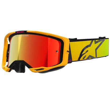 Masque cross Alpinestars VISION 8 CORP IRIDIUM 2025 - Jaune / Rose