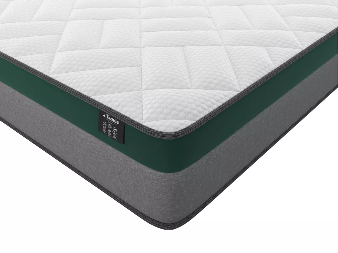 Matelas 140 x 190 cm ressorts ensachés ép.22cm - PRESTIGE de YSMÉE