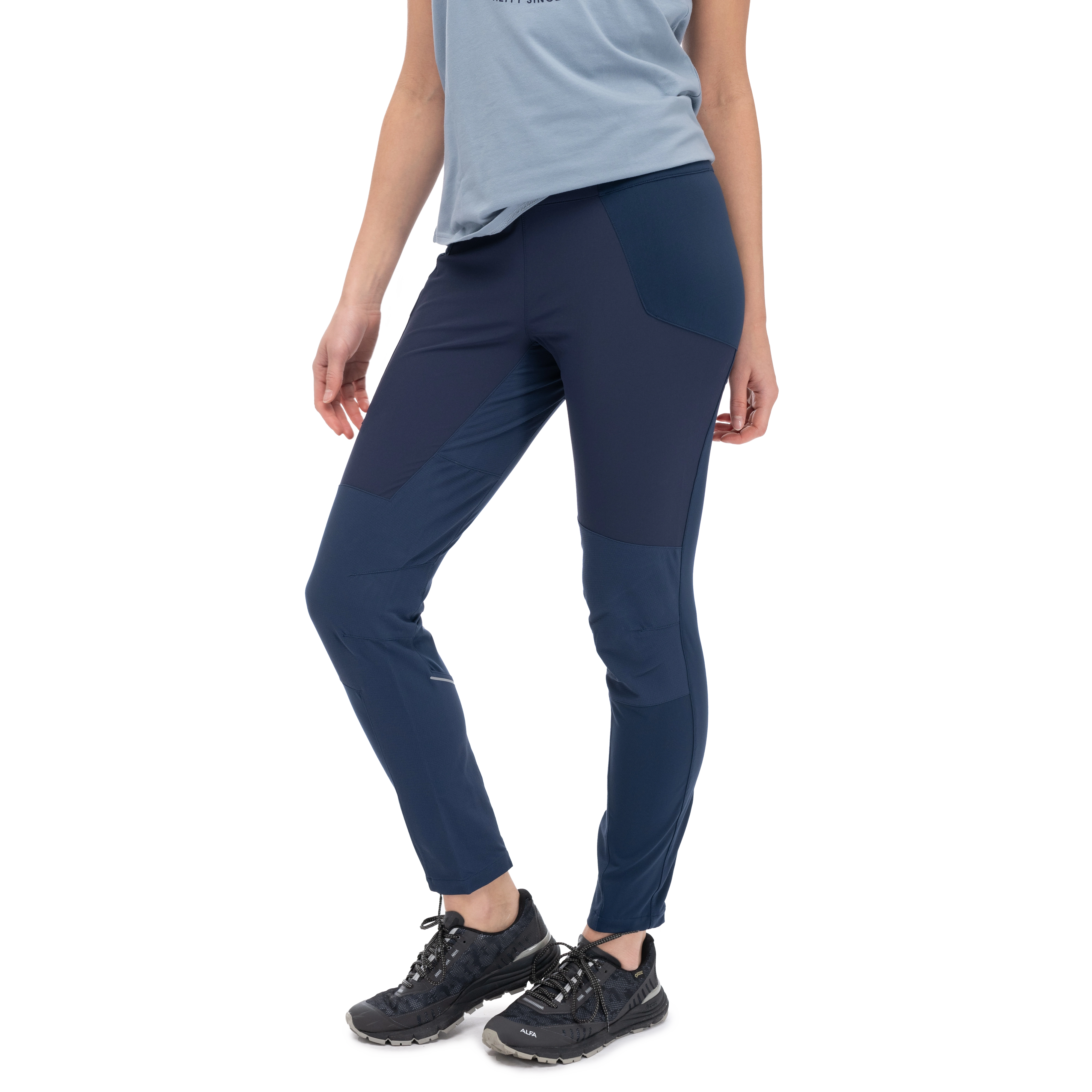 Fløyen Original Tight Pants Women Navy Blue