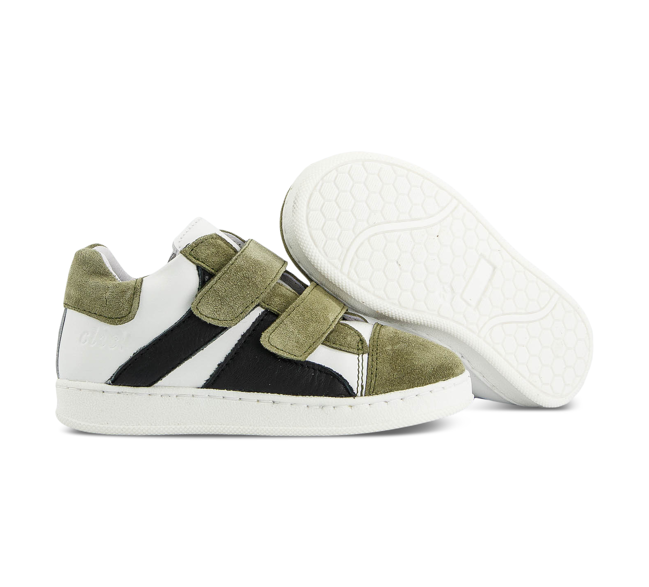 Clic Klettschuhe weiss