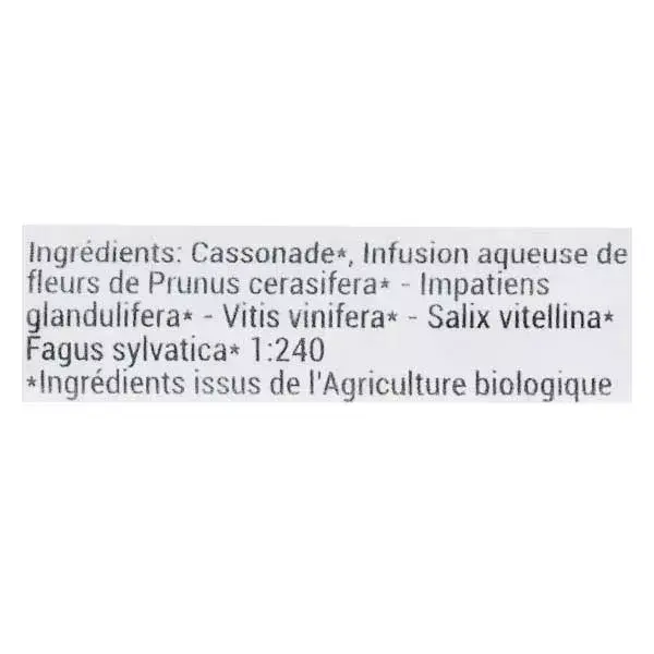 Kosmeo Complexe Fleurs de Bach 0% Alcool Agitation- Rébellion Bio 120 granules