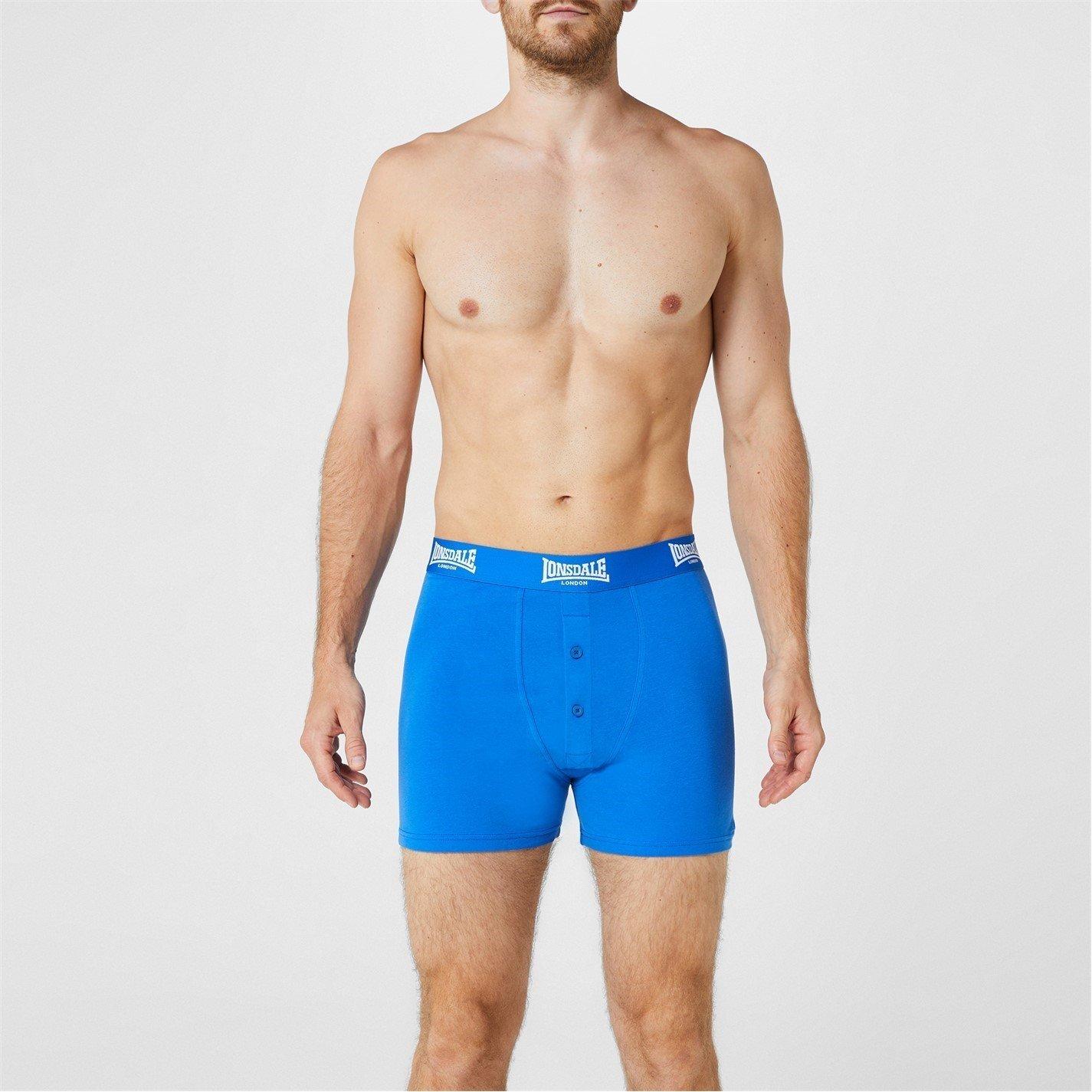 Lonsdale 2 Pack Boxers Mens