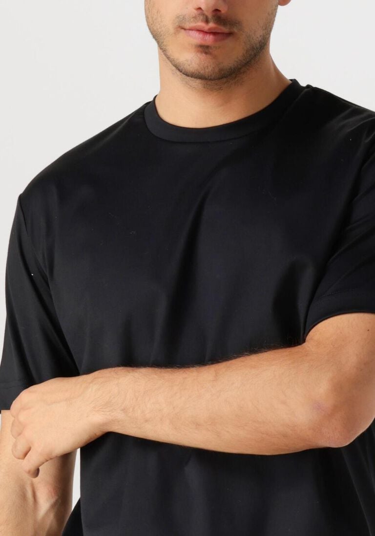 zwarte desoto luxury t-shirt luxury two ply t-shirt 1/2
