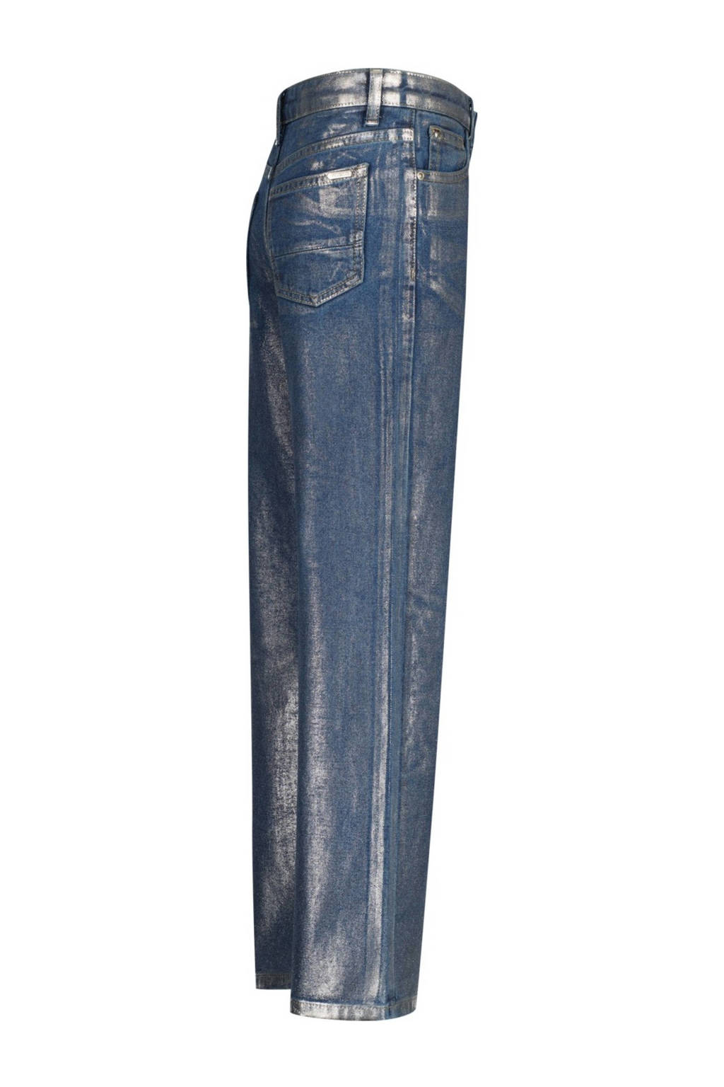 Vingino high waist wide leg jeans Cato Metallic metallic denim