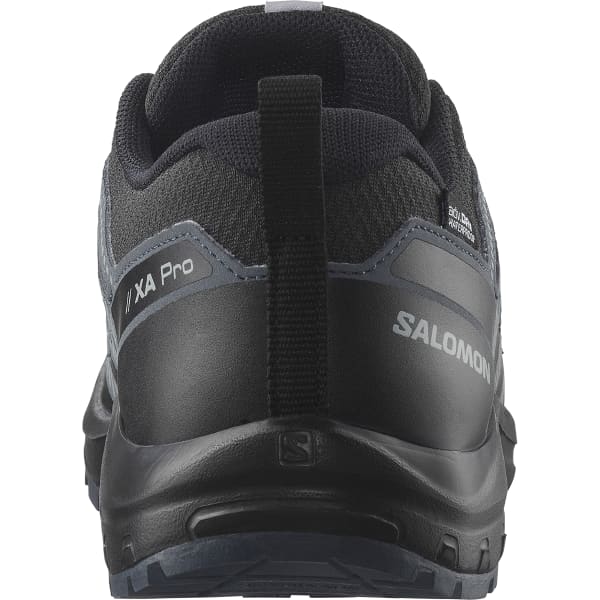 Chaussure trail SALOMON XA PRO V8 WP J BLACK/TURBULENCE/QUARRY