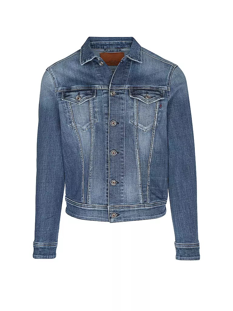 REPLAY Jeansjacke blau