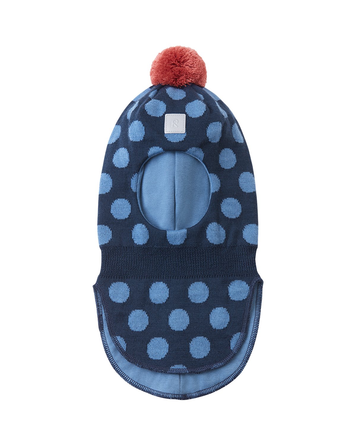 Ull Balaclava med dusk, 50% Merino – Varm vinterlue | Polkka