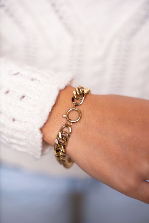 Iconic schakelarmband met rond slot