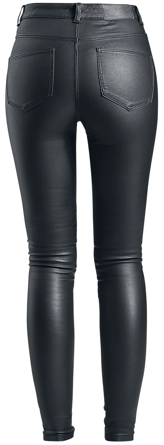 Pantalon Vernis Skinny Taille Haute Callie | Noisy May Jean