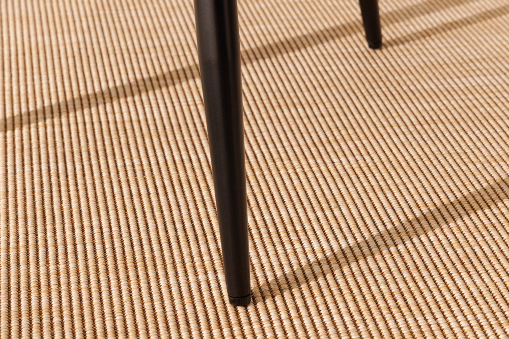 In- und Outdoor Bistro Balkon-Set PARIS schwarz Polyrattan Sitzgruppe inkl. Tisch