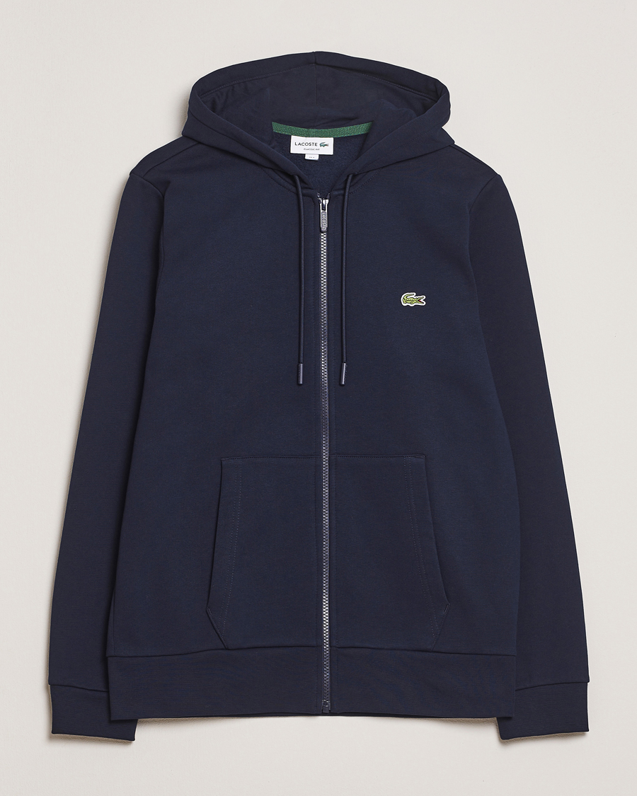 Lacoste Full Zip Hoodie Navy