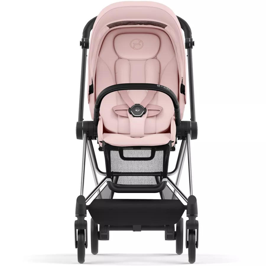cybex PLATINUM Kombikinderwagen New Mios Chrome Black Peach Pink