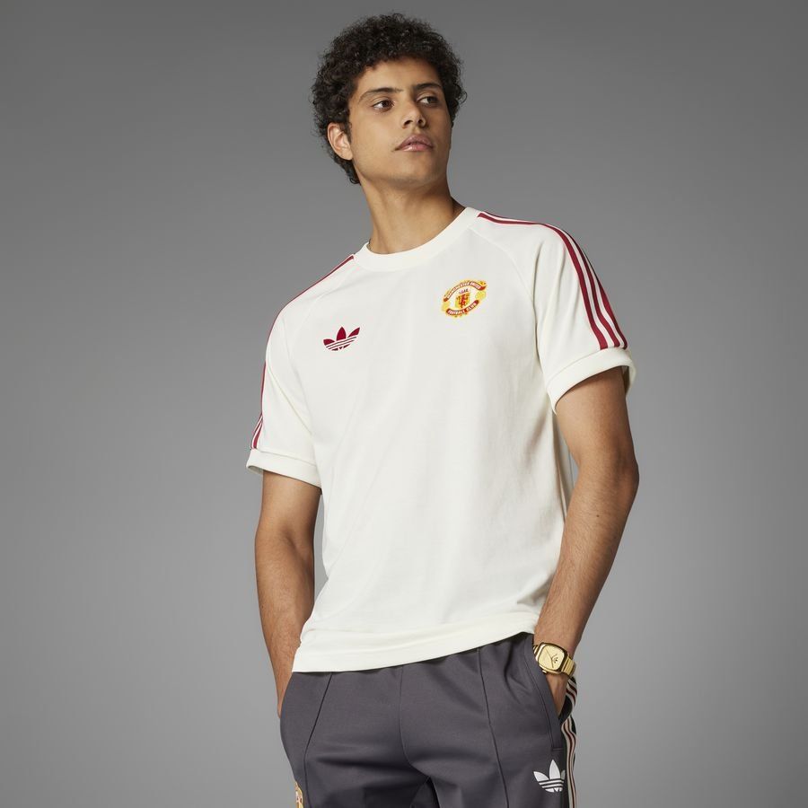 Manchester United T-Shirt OG 3-Stripes - Blanc