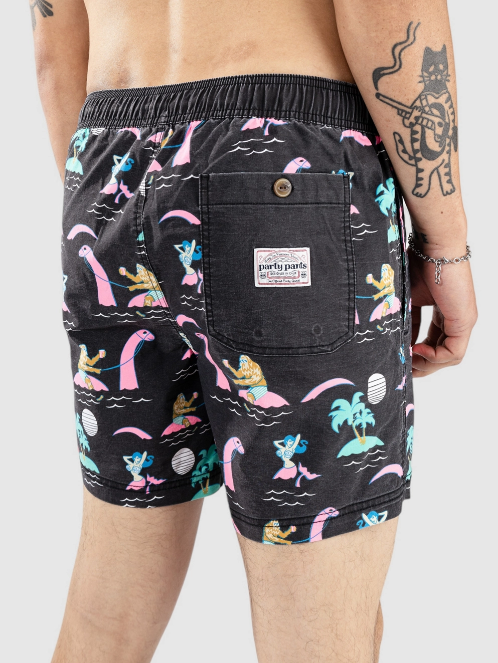 Party Pants Beerlieve Boardshorts black