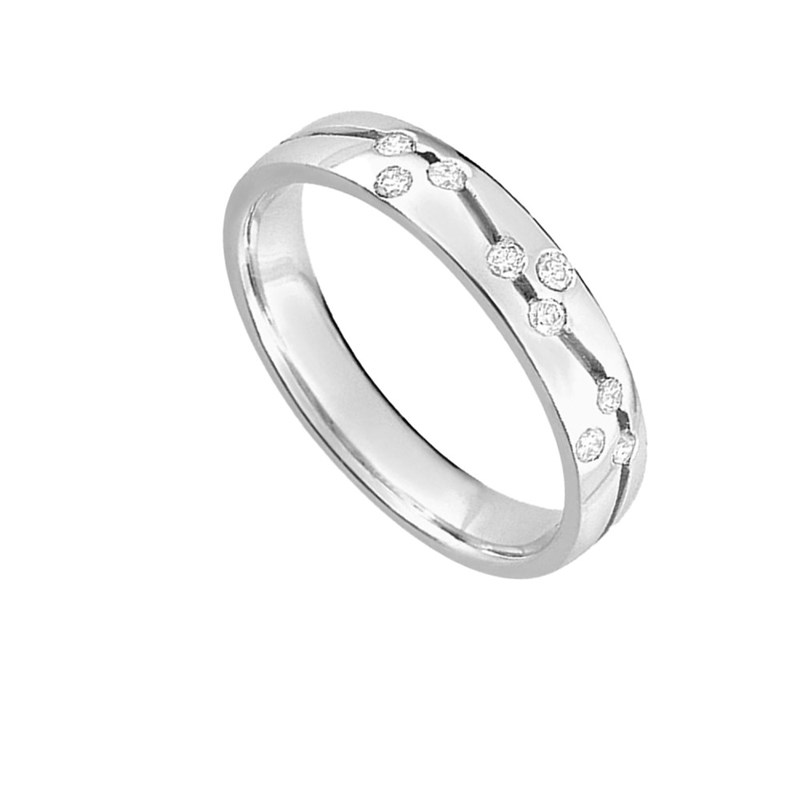 Bague Femme - Or 18 Carats - Diamant