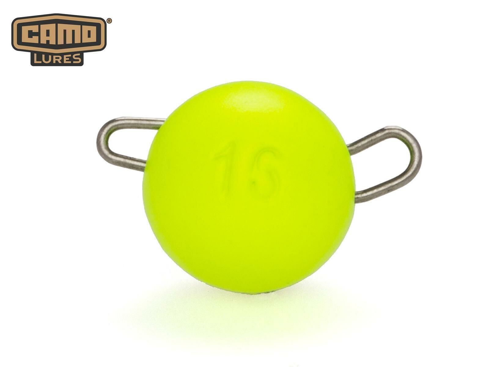 CAMO Tungsten Flexible Head - CHARTREUSE 1g (5 Stk.)