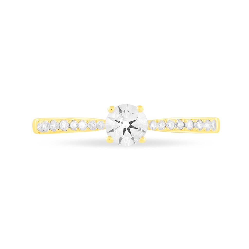Bague Solitaire Hemera Or Jaune Diamant