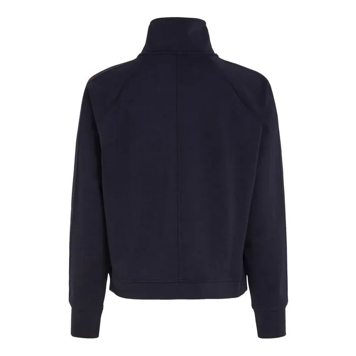 Tommy Hilfiger Regular Interlock Tape Zip Sweatvest Dames