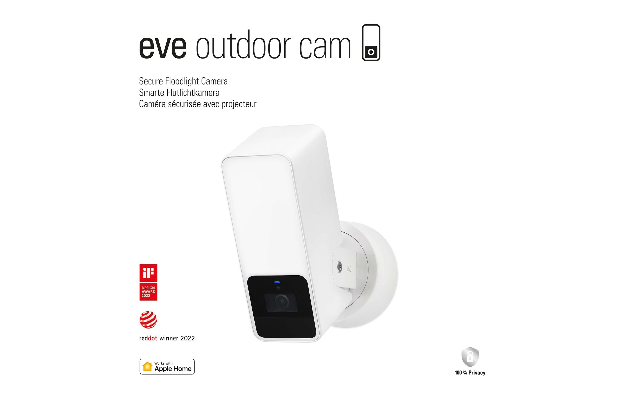 EVE Webcam »Outdoor Cam weiss«