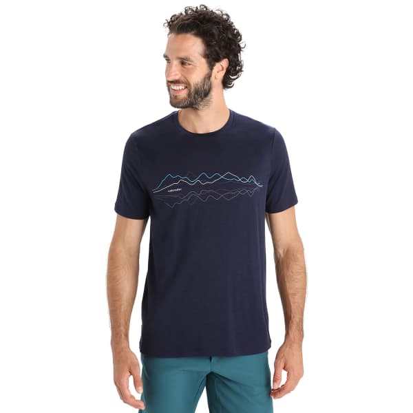 T-shirt randonnée ICEBREAKER M TECH LITE II SS TEE MIDNIGHT NAVY
