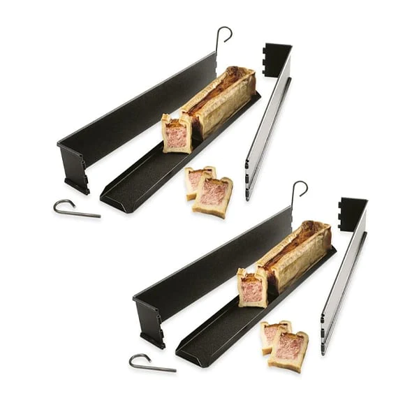 Lot de 2 moules mini-pâté démontable Gobel