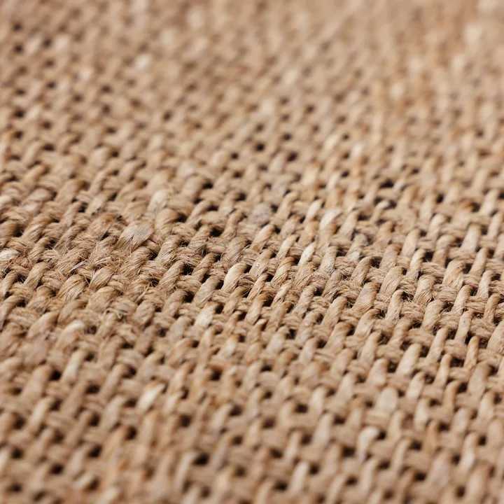 HKliving - Outlander Hanf Teppich, 250 x 230 cm natur