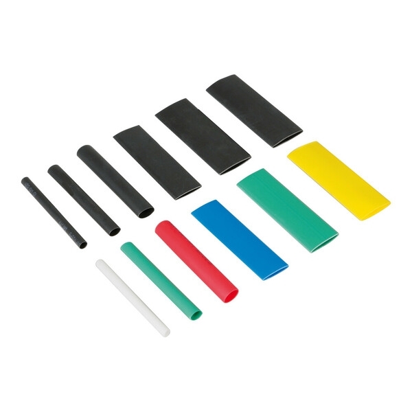 Thermo-Schrumpfschläuche mit 6 Abmessungen - 180er Set