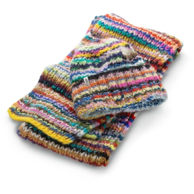 Unisex-Strickschal, Multicolor