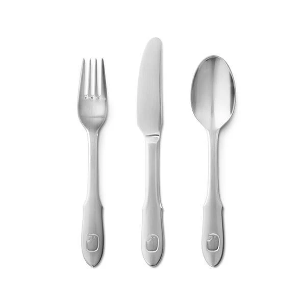 Georg Jensen  Elefant børne bestik, 3 dele