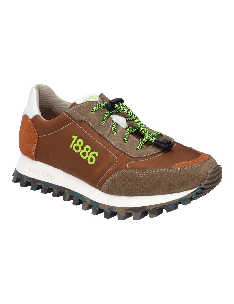 Sneaker Bonnie 01, taupe-orange