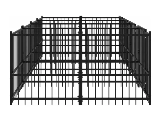 Chenil cage enclos pac noire 388 x 193.5 x 100 cm 02_0041877