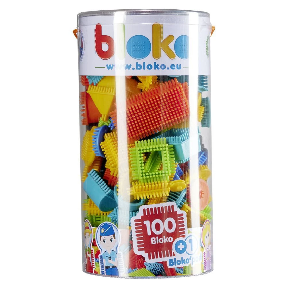 Jeu de construction Bloko 100 pièces