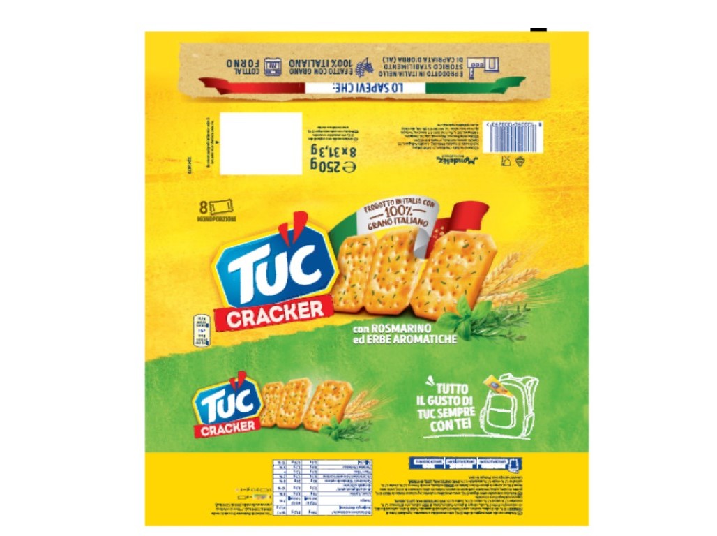 BOLACHA TUC ERVAS 250 G