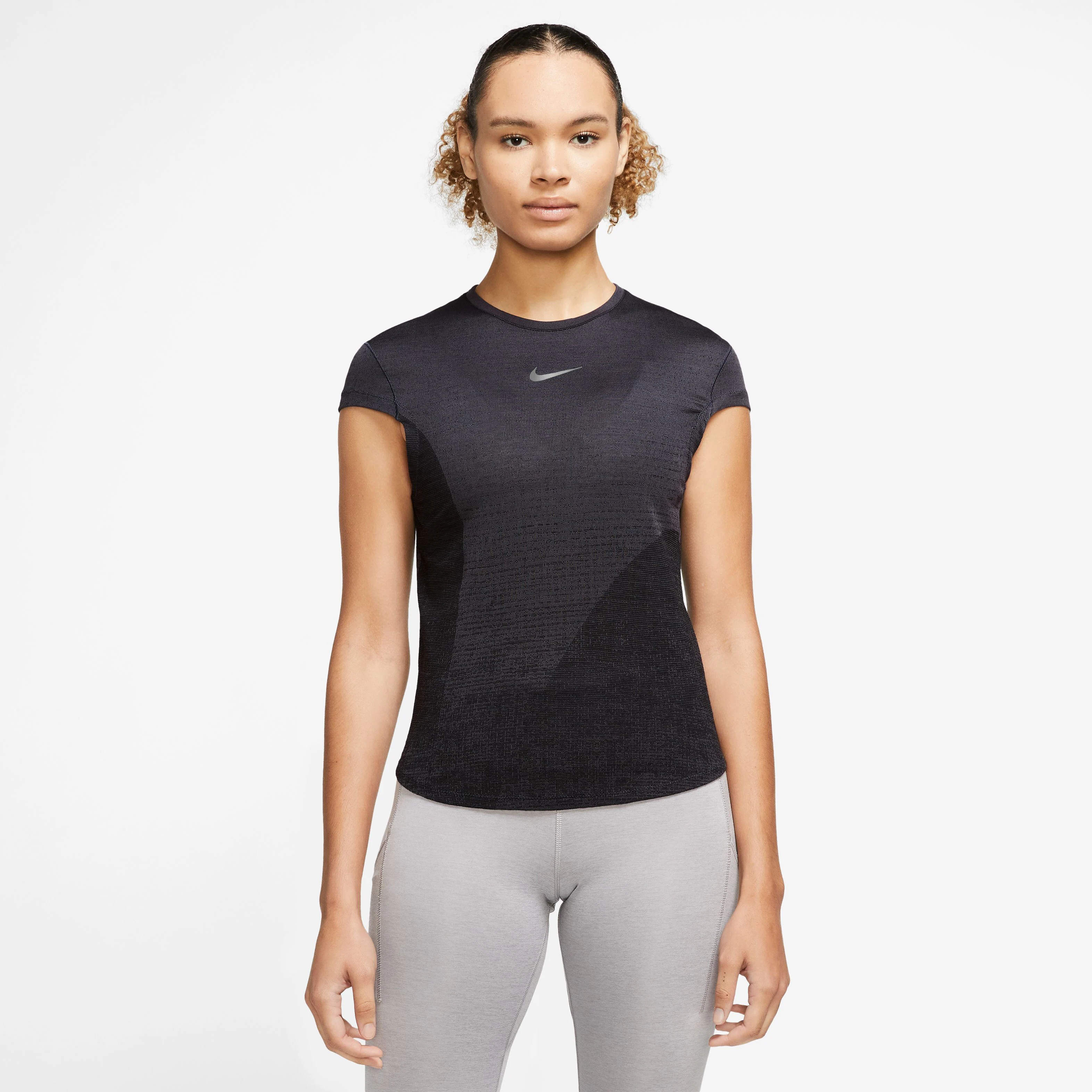 Nike Dri-Fit Run Division Maillot De Course Femmes - Gris