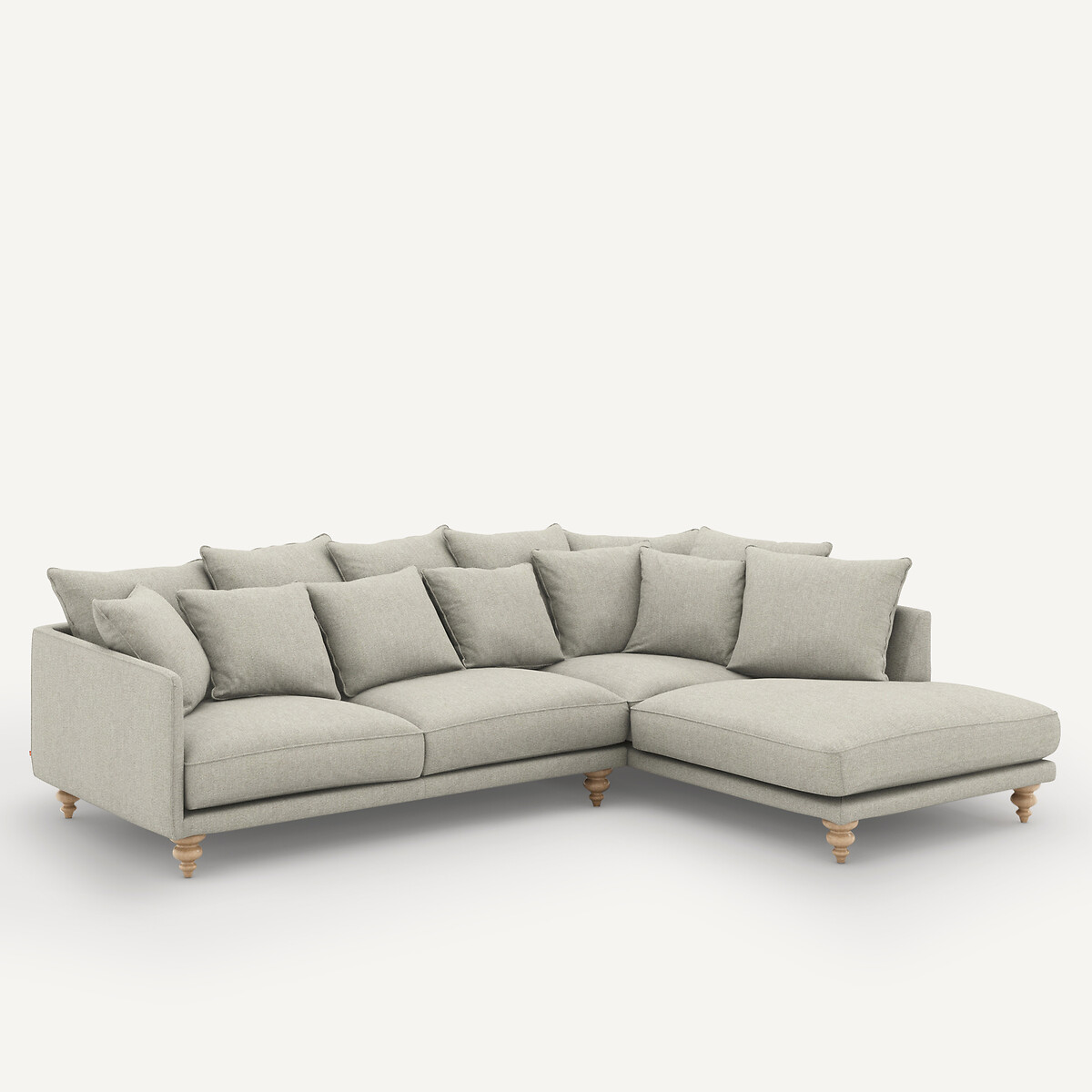 AM.PM<br>Sofá de canto em tweed, Lazare