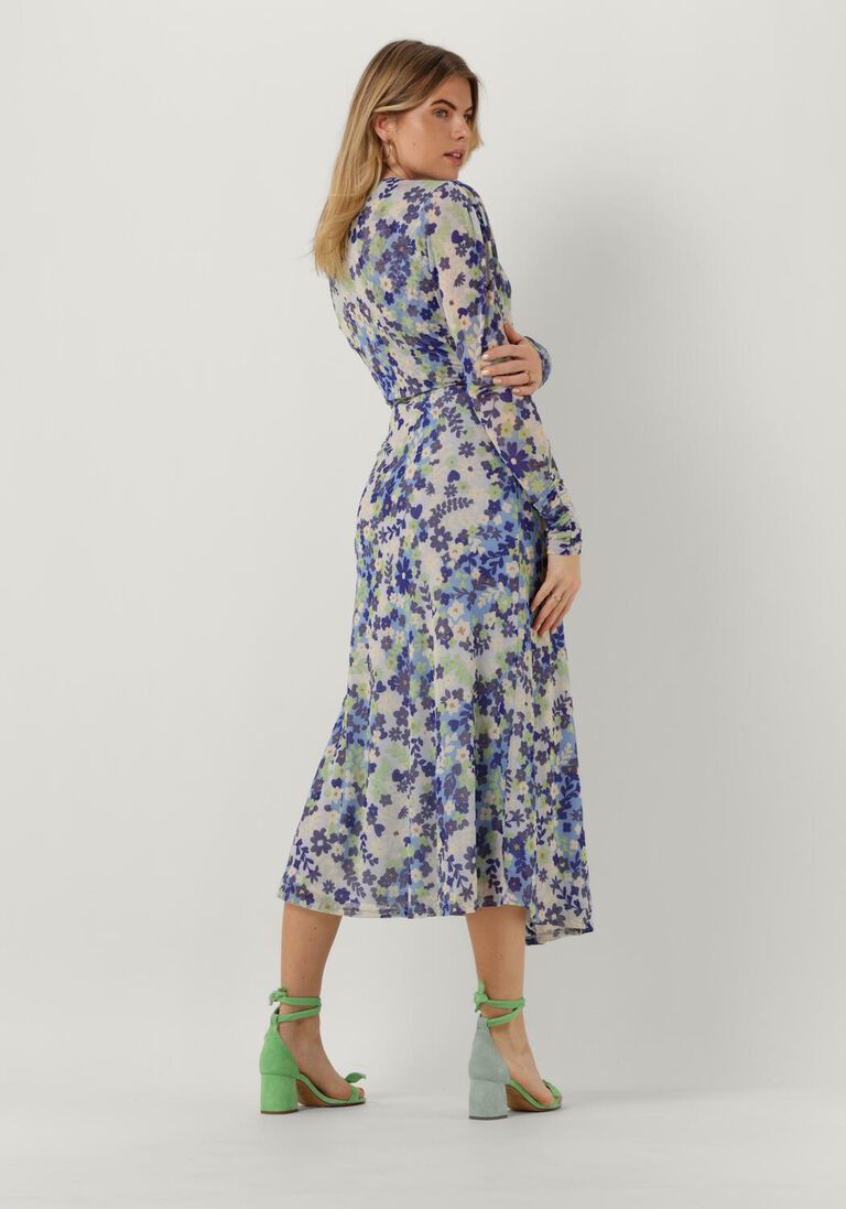 FABIENNE CHAPOT blauwe fabienne chapot midi jurk natalie dress 123