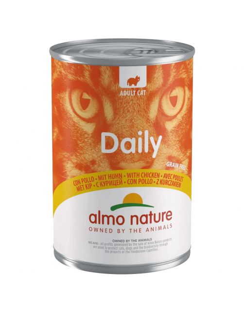 Almo Nature Blik Adult Cat Daily Menu 400 g - Kattenvoer