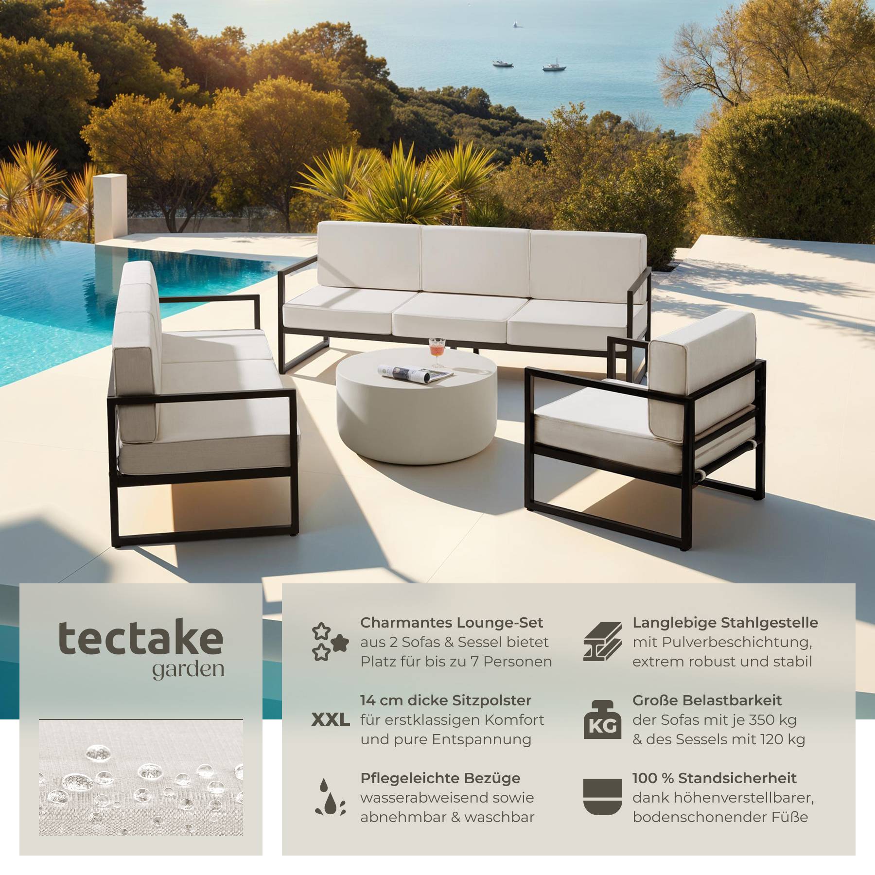 Garten-Loungeset Comosa