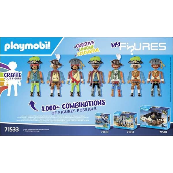 Playset Playmobil Pirates 71533 83 Deler