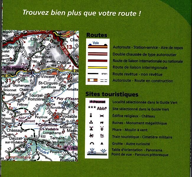 MICHELIN - 130 MASSIF CENTRAL 1 200 000