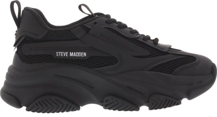 Steve Madden Possession-E Sneaker Dames Casual Schoenen Zwart Dames