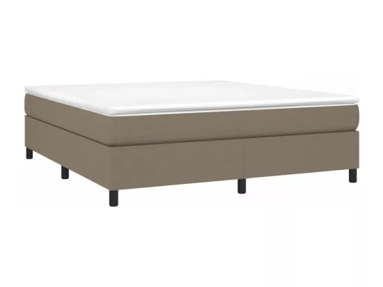 Sommier à lattes de lit Taupe 180x200 cm Tissu