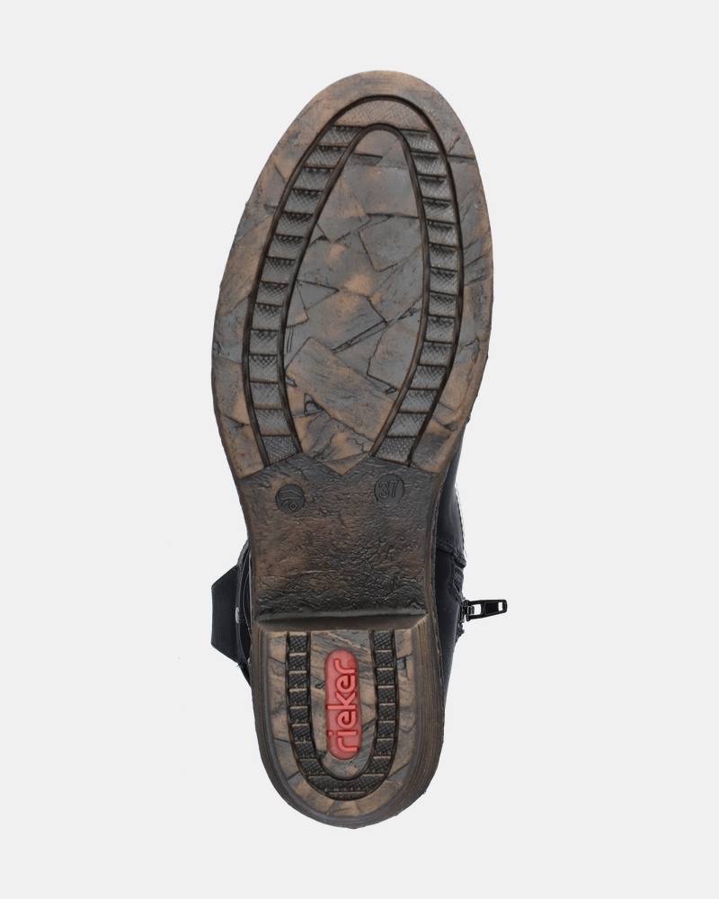 Rieker Rits- & gesloten boots  - zwart