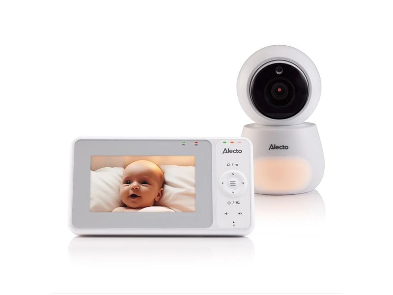 Alecto Babyphone mit Licht Video-Babyphone mit Colour-Display 4.3
