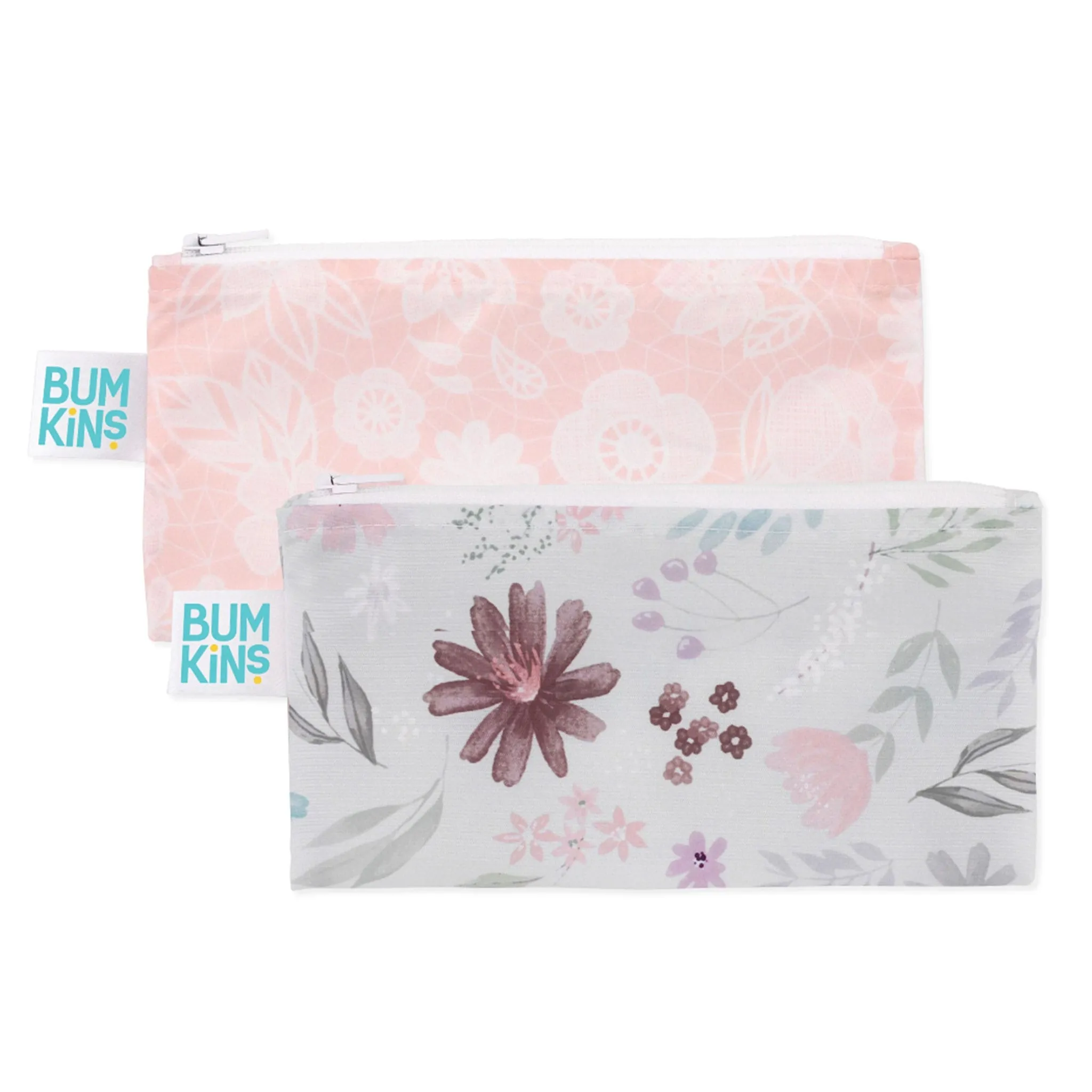 Bumkins Sac à Collation Petit Paquet de 2 - Fleur