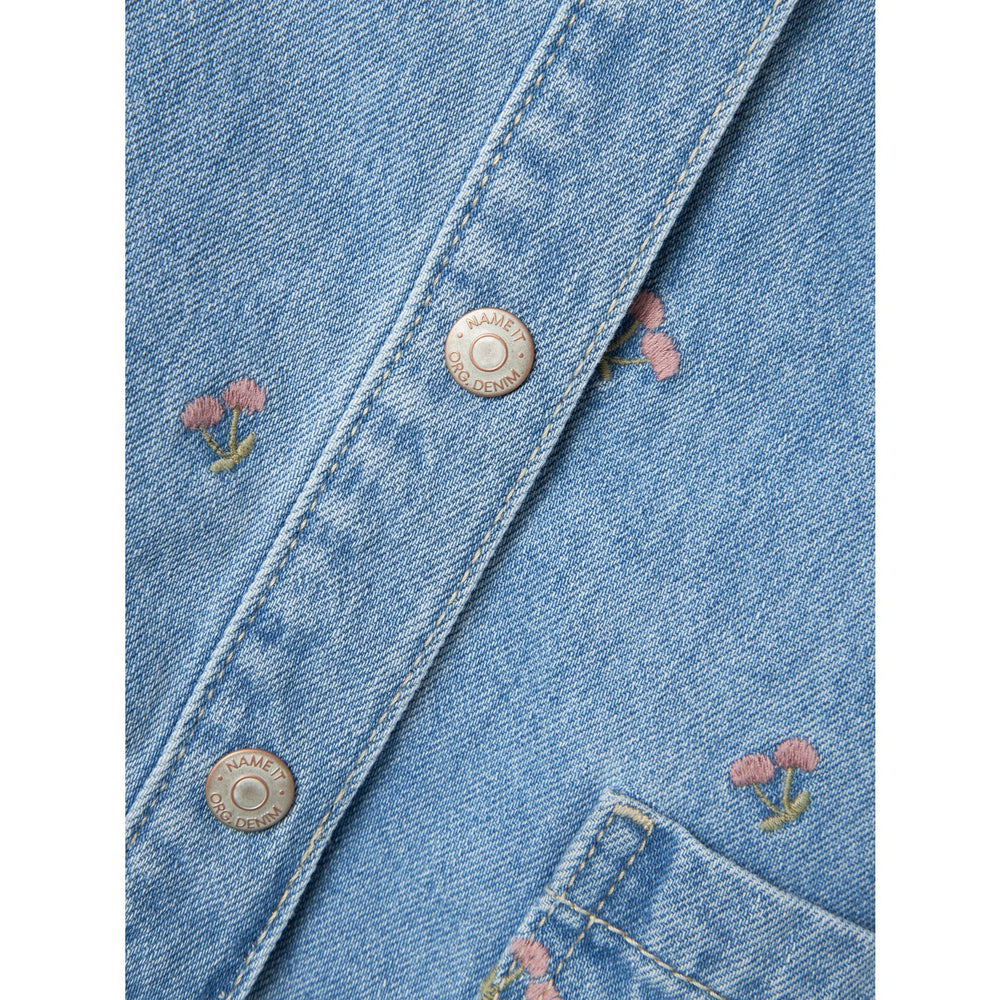 Køb Name It Light Blue Denim Piper Denim Kjole