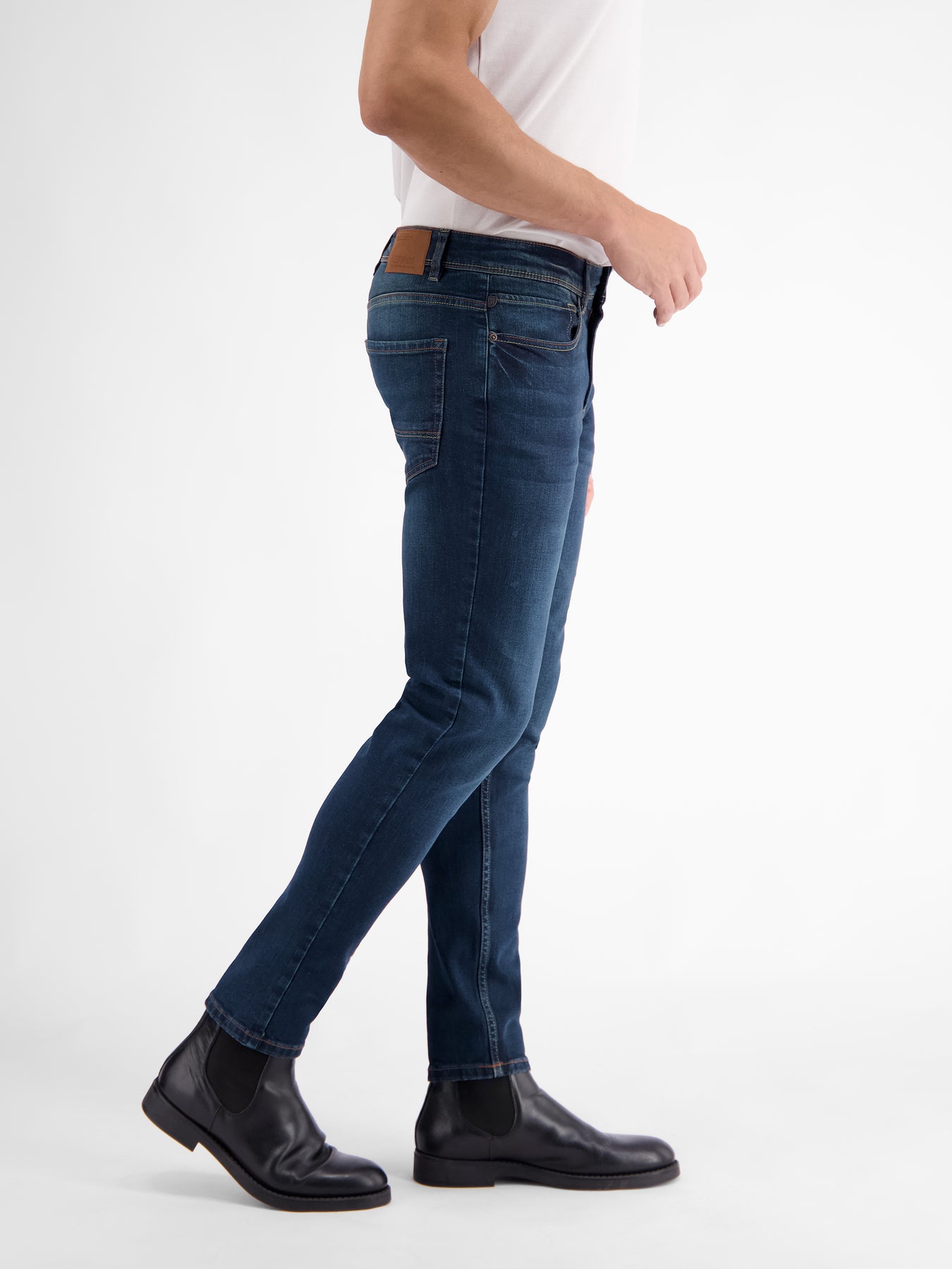CONLIN 5-Pocket Stretch-Denim, SLIM FIT, unifarben