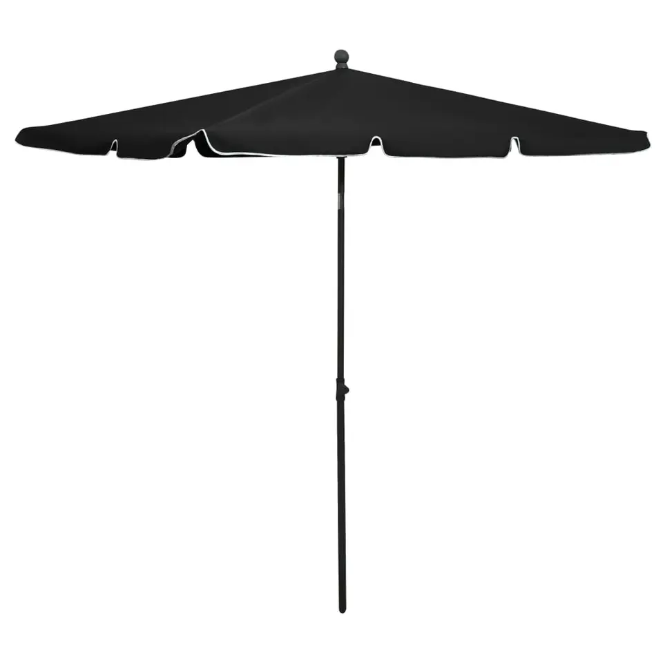 vidaXL - Parasol - Zwart