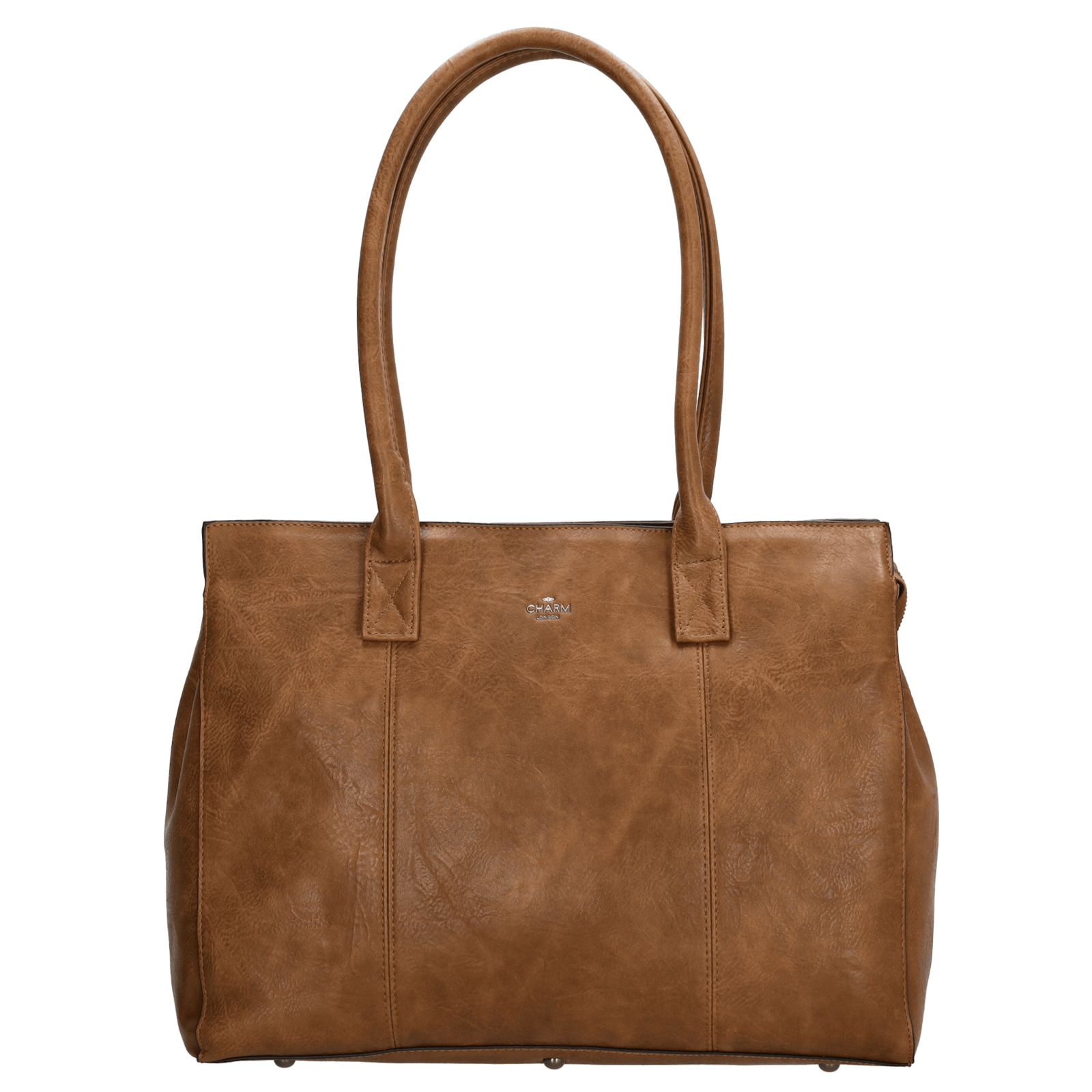 Charm London Dow Gate Shopper 15,6 inch Cognac